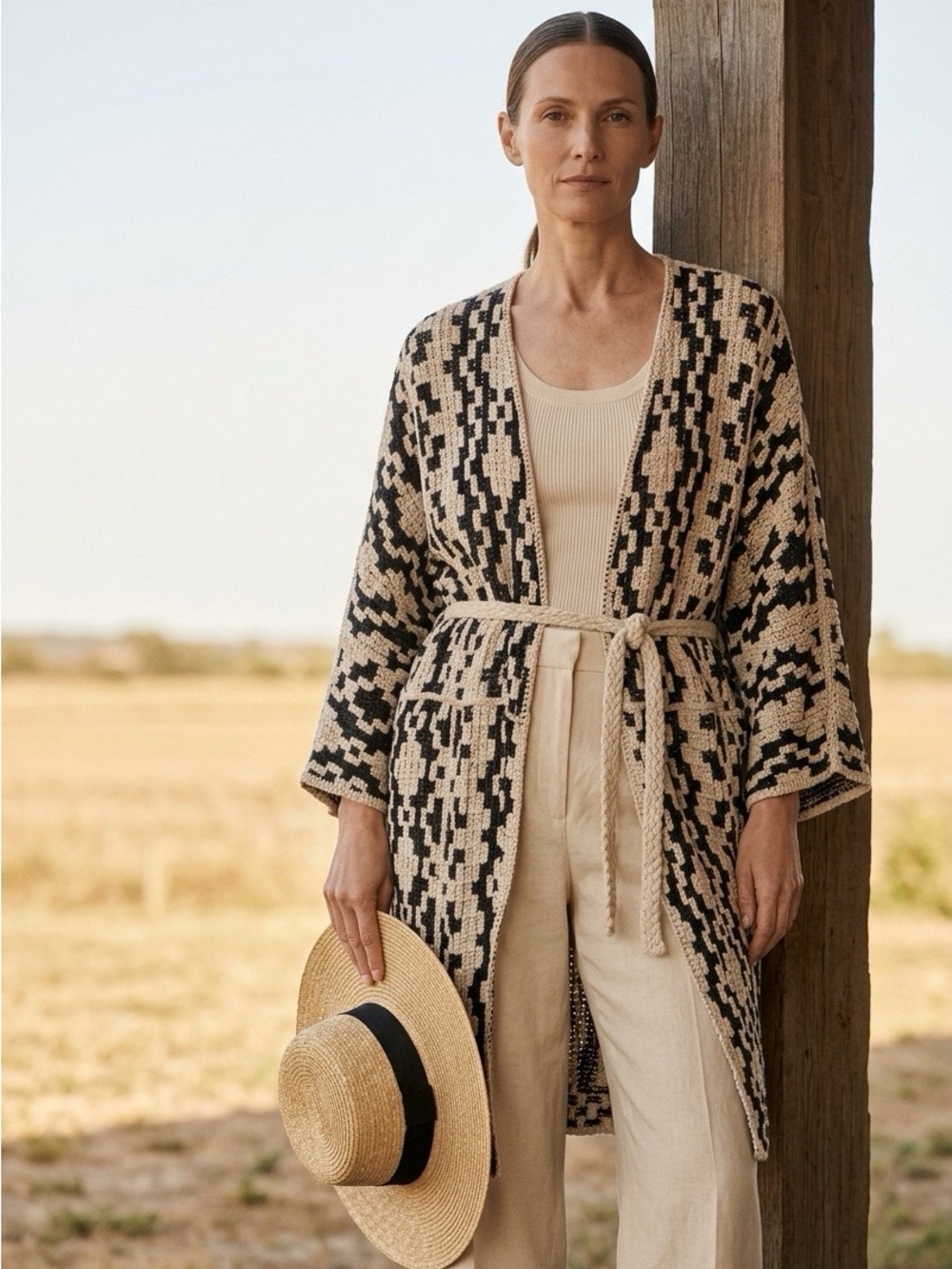 NWOT C&A Crocheted Boho Cardigan